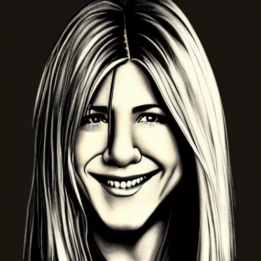 Image similar to “ jennifer aniston retro minimalist portrait by jean giraud, art of moebius, sharp, smooth face, comic, 8 k ”