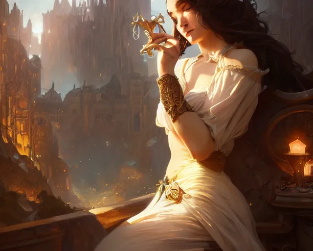 Image similar to photography of francesco albani, deep focus, d & d, fantasy, intricate, elegant, highly detailed, digital painting, artstation, concept art, matte, sharp focus, illustration, hearthstone, art by artgerm and greg rutkowski and alphonse mucha