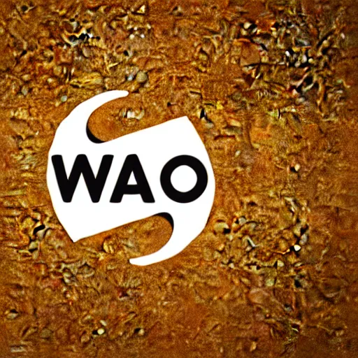 Prompt: a logo design that says waio, behance