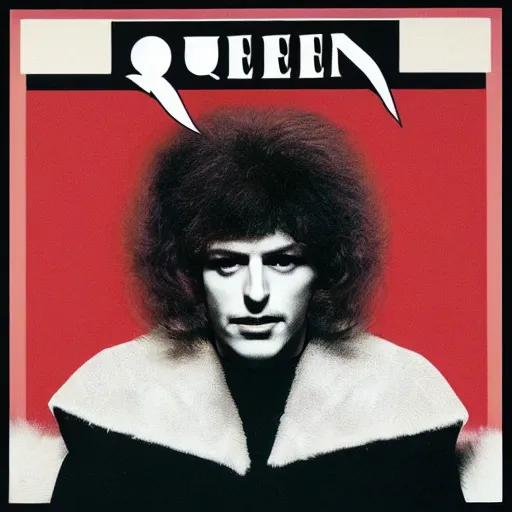 Prompt: queen album cover