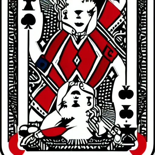 Prompt: jack of clubs card futuristic ultrarealistic