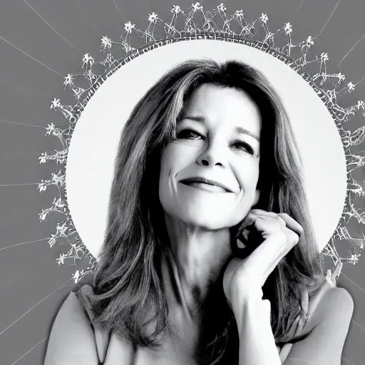 Prompt: Marianne Williamson as a goddess