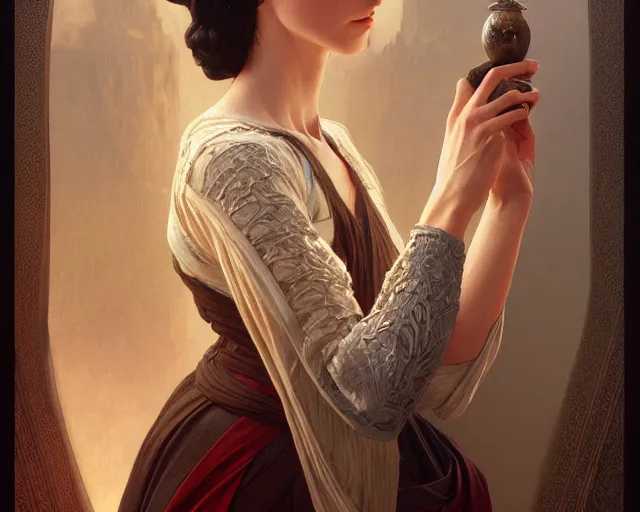 Prompt: photography of felice casorati, deep focus, d & d, fantasy, intricate, elegant, highly detailed, digital painting, artstation, concept art, matte, sharp focus, illustration, hearthstone, art by artgerm and greg rutkowski and alphonse mucha