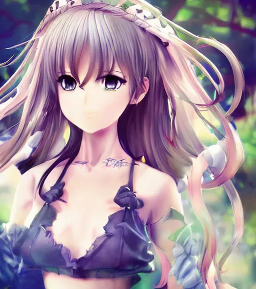 anime manga fantasy idol realistic girl key visual | Stable Diffusion |  OpenArt
