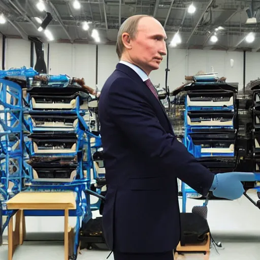 Image similar to photo of roboputin