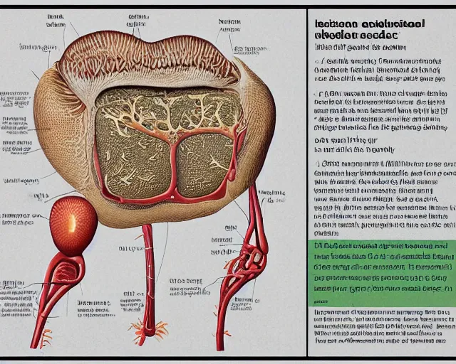 Prompt: Biologically accurate anatomical description of a Big Mac, medical book, full page, quadrichromic