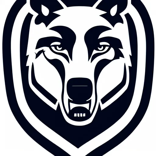 Prompt: nfl logo detailed vector wolf