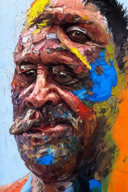 palette knife oil painting portrait of eddie | Stable Diffusion | OpenArt