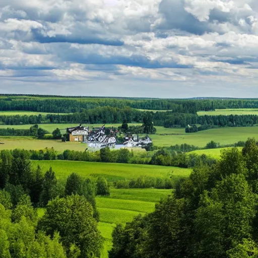 Image similar to the swedish countryside