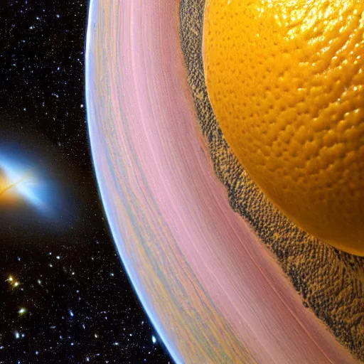 Image similar to planet lemon, photo by hubble telescope