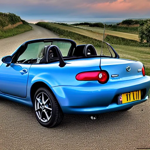 Prompt: mazda mx - 5 1 9 9 0 model, realistic, hdr, clear image,