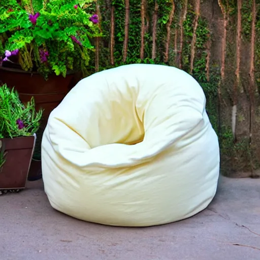 Image similar to creamy donut bean bag