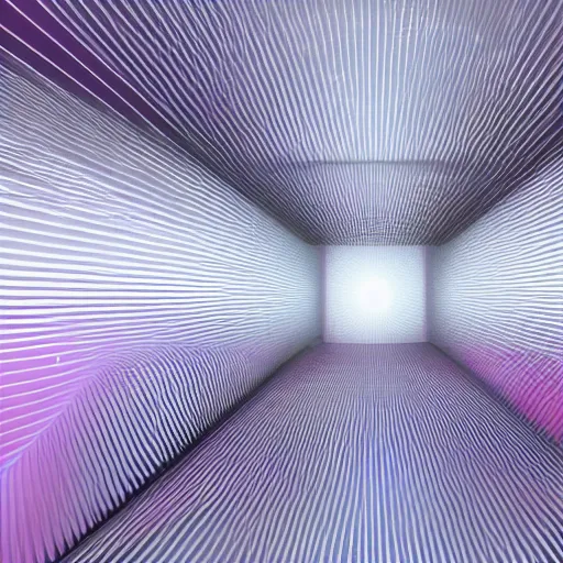 Image similar to tranlucent walls, raytracing, 5 5 mm