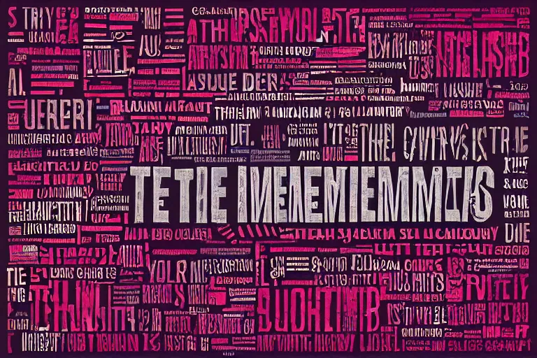 Image similar to threedimensional typography digital art by marcelo schultz