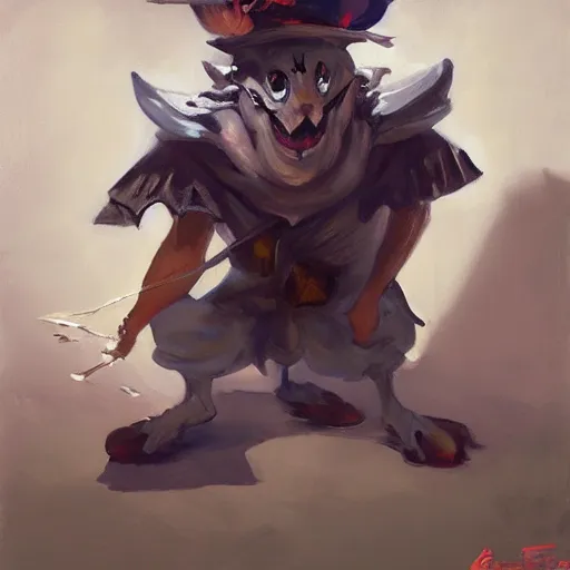 Image similar to greg manchess portrait painting of partially armored doormouse from alice in wonderland as overwatch character, medium shot, asymmetrical, profile picture, organic painting, sunny day, matte painting, bold shapes, hard edges, street art, trending on artstation, by huang guangjian, gil elvgren, ruan jia, randy vargas, greg rutkowski