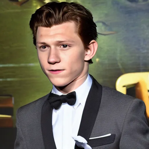 Image similar to tom holland as james bond