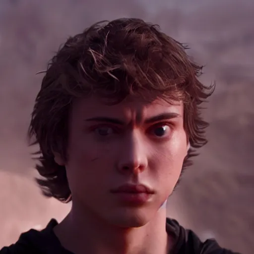 Image similar to angry, pissed off, elliot rodger as anakin skywalker in star wars episode 3, 8k resolution, full HD, cinematic lighting, award winning, anatomically correct