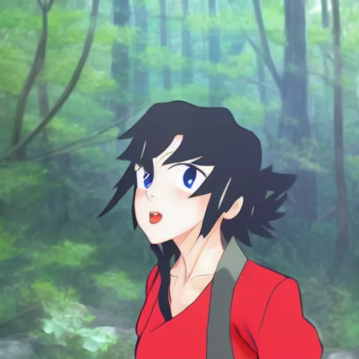 Image similar to Ryuko in the Appalachian forest