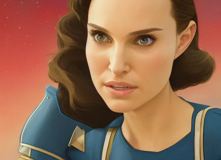 Prompt: a disney film still of natalie portman as a star trek officer, finely detailed features, closeup of the face, perfect art, dusk, blue hour, gapmoe yandere grimdark, trending on pixiv fanbox, painted by greg rutkowski, makoto shinkai, takashi takeuchi, alphonse mucha, akihiko yoshida