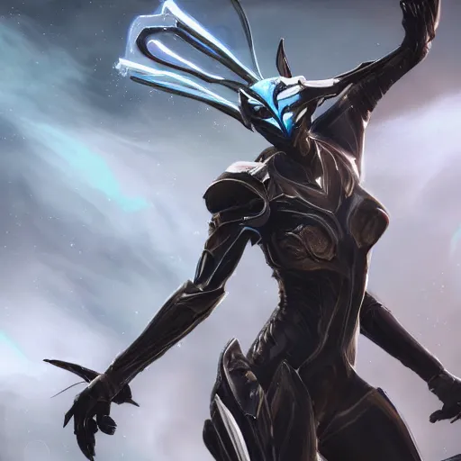 Image similar to ant pov, looking up at a beautiful and stunning giant female warframe, looming over you, unaware of your tiny existence, about to step on the camera, off-white plated armor, sharp claws, full body shot, highly detailed art, epic cinematic shot, realistic, professional digital art, high end digital art, DeviantArt, artstation, Furaffinity, 8k HD render, epic lighting, depth of field