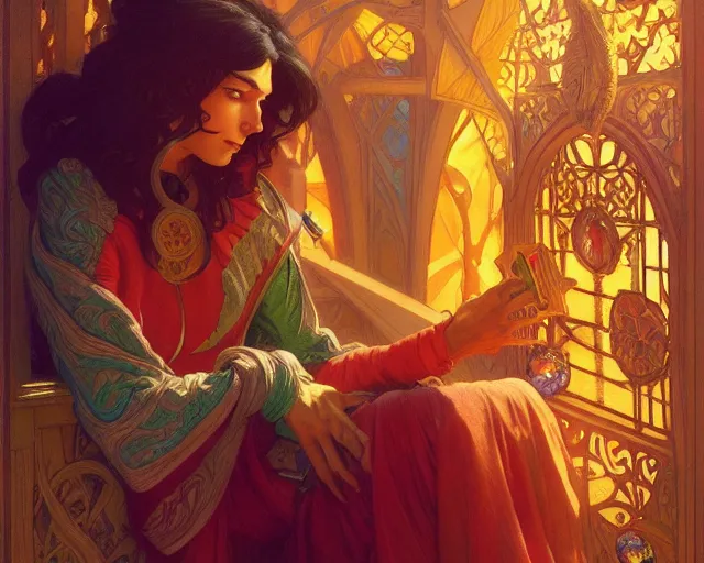 Image similar to photography of paul ranson, deep focus, d & d, fantasy, intricate, elegant, highly detailed, digital painting, artstation, concept art, matte, sharp focus, illustration, hearthstone, art by artgerm and greg rutkowski and alphonse mucha