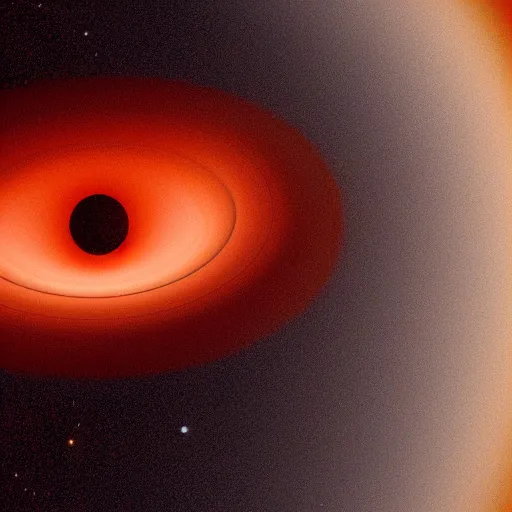 Image similar to the event horizon of a black hole, photorealistic
