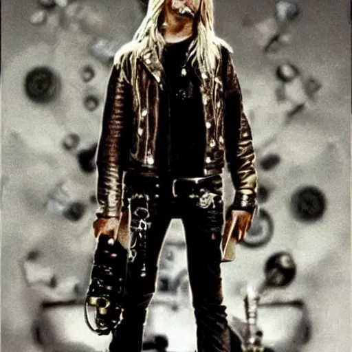 Prompt: kurt cobain from the future, steampunk