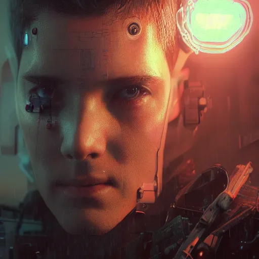 Prompt: hyperrealistic mixed media image of cyberpunk, by thomas eakes & greg rutkowski & xiang duan, perfect facial symmetry, dim volumetric lighting, 8 k octane beautifully detailed render, post - processing, extremely hyper - detailed, intricate, epic composition, lifelike attributes, cinematic lighting, masterpiece, trending on artstation, very very detailed, stunning,