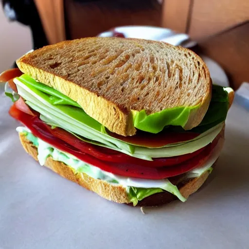 Image similar to image of a sandwich in disney style