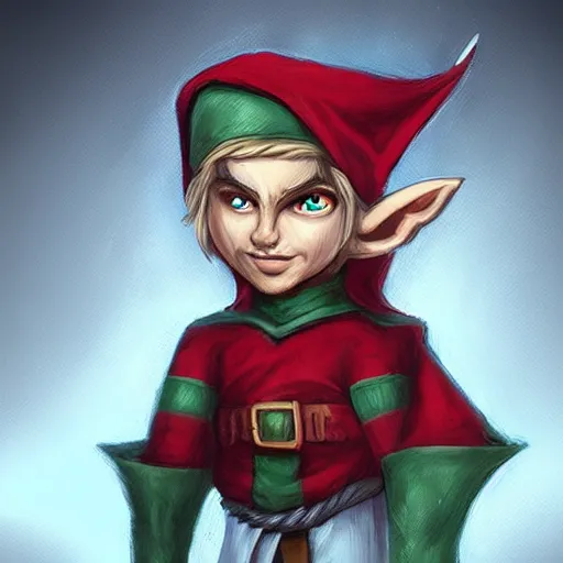 Prompt: elf king, trending in artstation