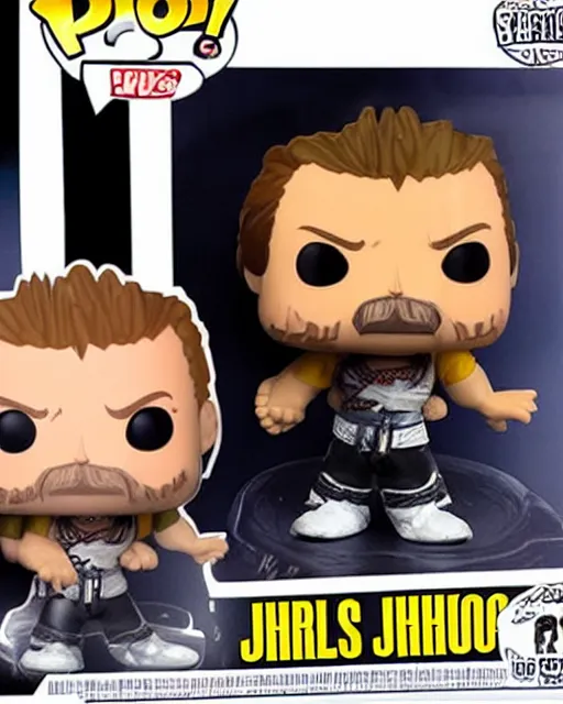 Prompt: Chris Jericho wrestler Funko Pop. Photographic, photography