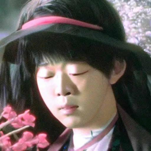 Prompt: real-life brook, a still of a Japanese movie