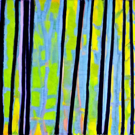 Image similar to abstract art representing aspen poplar