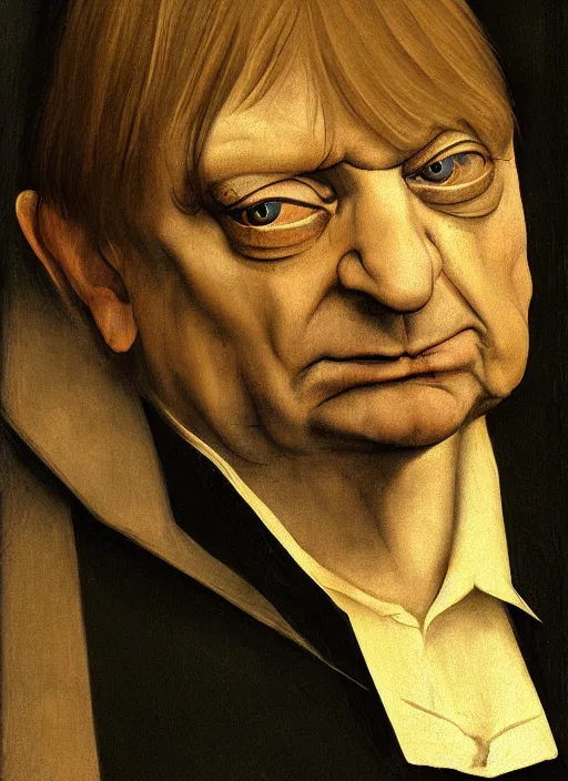 Image similar to mark e. smith by hieronymus bosch, detailed digital art, trending on Artstation