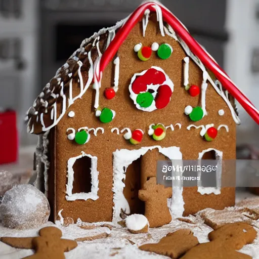 Image similar to gingerbread house arson scene, high resolution news photo, no ( ( ( ( ( ( ( ( ( ( ( ( ( ( ( ( ( ( ( ( watermark ) ) ) ) ) ) ) ) ) ) ) ) ) ) ) ) ) ) ) )