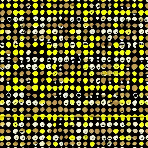 Image similar to repeating pattern black with yellow dots