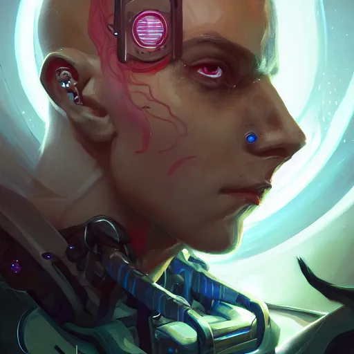 Prompt: a portrait of a beautiful cybernetic George Soros, cyberpunk concept art by pete mohrbacher and wlop and artgerm and josan gonzales, digital art, highly detailed, intricate, sci-fi, sharp focus, Trending on Artstation HQ, deviantart, unreal engine 5, 4K UHD image