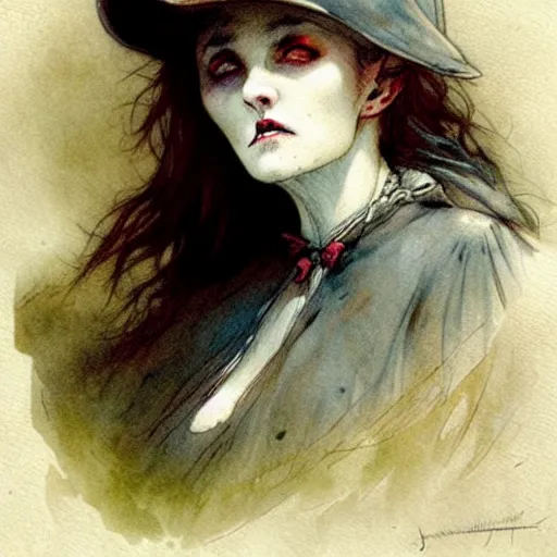 Image similar to ( ( ( ( ( cute female dracula. muted colors. ) ) ) ) ) by jean - baptiste monge!!!!!!!!!!!!!!!!!!!!!!!!!!!