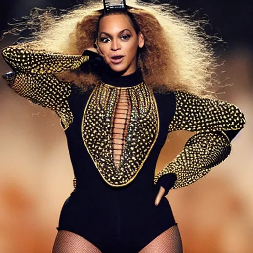 Prompt: beyonce as a bee