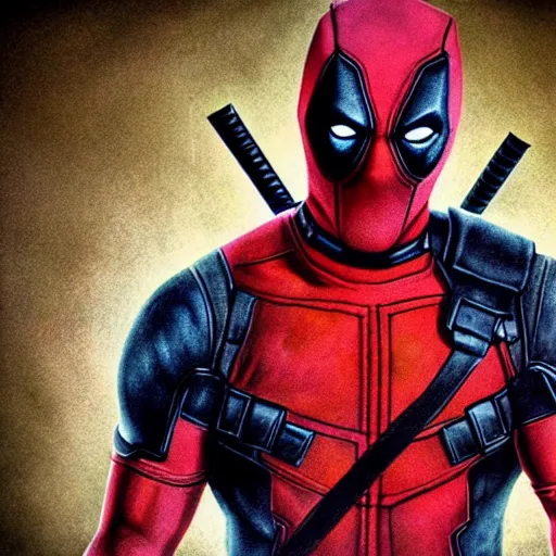 Prompt: epic deadpool art, high detail, high definition, photorealistic, hdr, rtx,