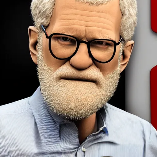 Image similar to hyperrealistic dslr film still of david letterman dressed as a usps postal worker, stunning 8 k octane comprehensive 3 d render, inspired by istvan sandorfi & greg rutkowski & unreal engine, perfect symmetry, dim volumetric cinematic lighting, extremely hyper - detailed, incredibly real lifelike attributes & flesh texture, intricate, masterpiece, artstation, stunning