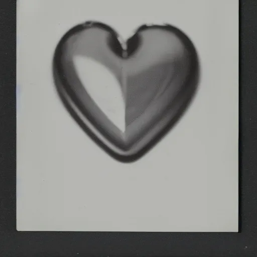 Image similar to Polaroid picture of a human heart