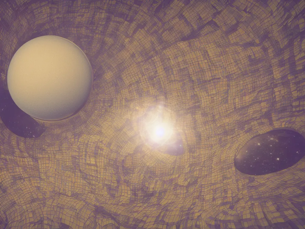 Image similar to 3 d render, sunlight study, the universe is a spheroid region 7 0 5 meters in diameter, art nouveau, by adriaen van der spelt and ( ( ( ( ( lisa frank ) ) ) ) ), 8 k, sharp focus, octane render