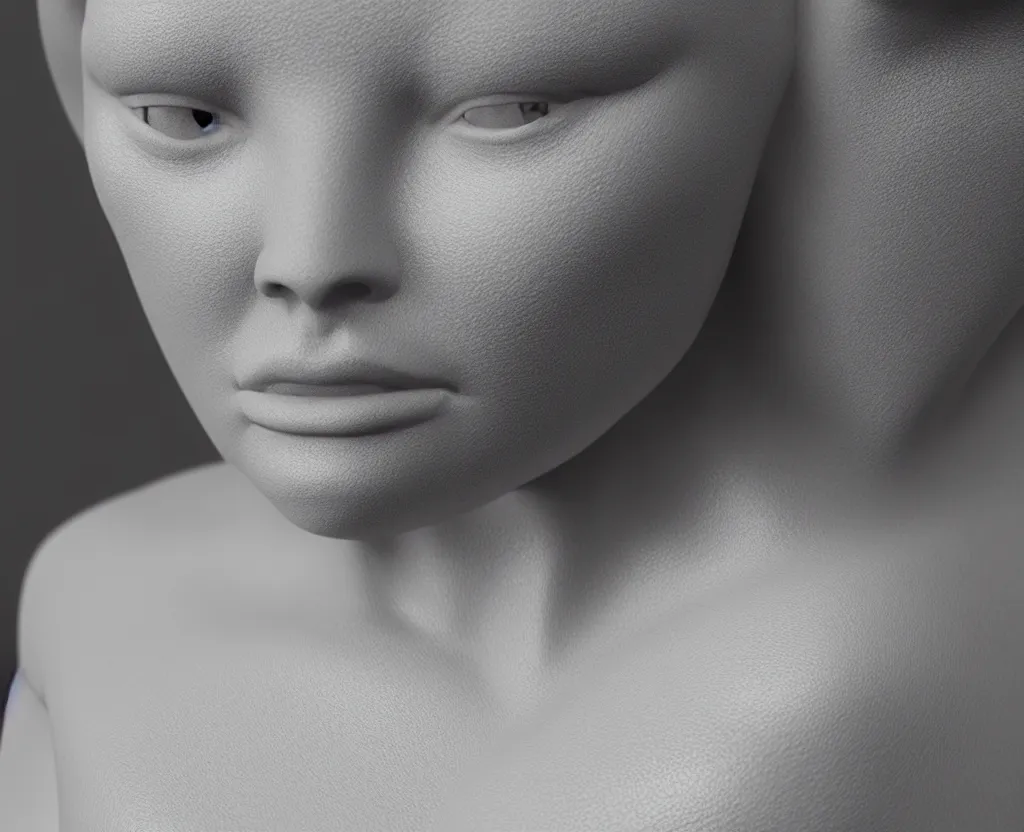 realistic skin rendering with pores and flexible skin, | Stable Diffusion
