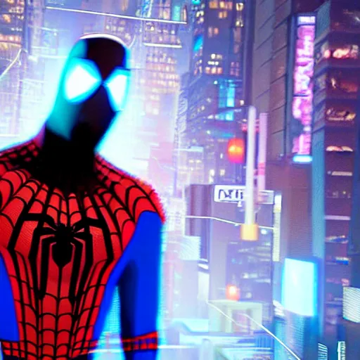 Prompt: Kanye West in Spider-Man: Into the Spider-Verse (2018)