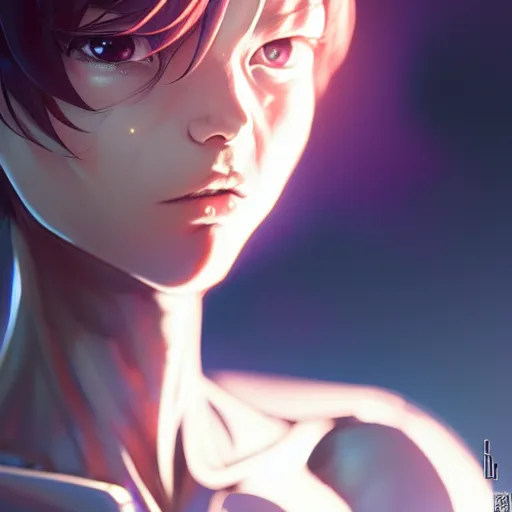 Image similar to alien, a full body portrait, single subject, detailed face, finely detailed features, closeup at the face, perfect art, makoto shinkai, stanley artgerm lau, takashi takeuchi, akihiko yoshida, trending on pixiv fanbox, wlop, rossdraws