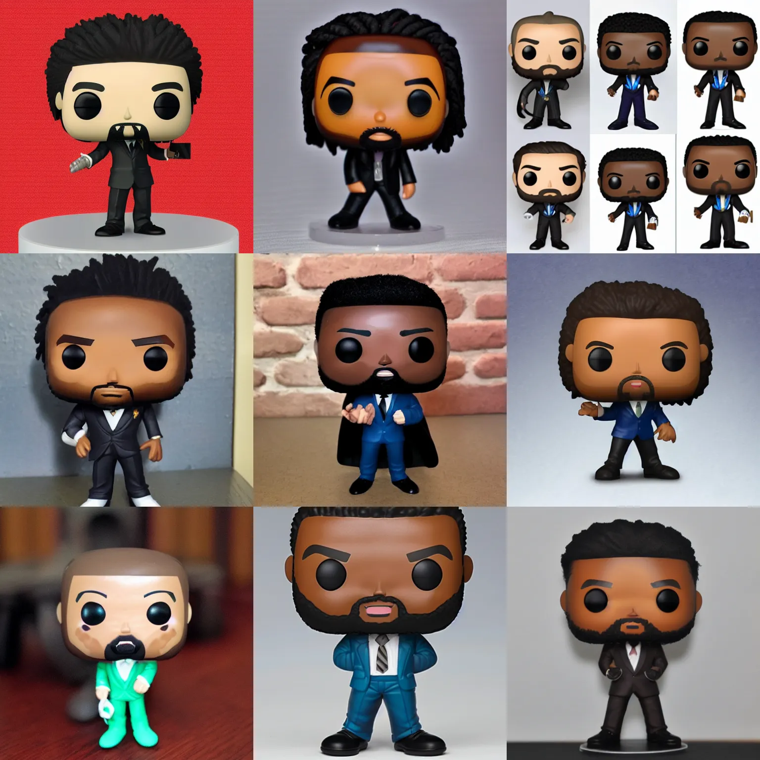 Prompt: woolie in a suit as a funko pop