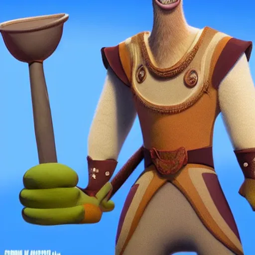 Image similar to new character design animated by dreamworks