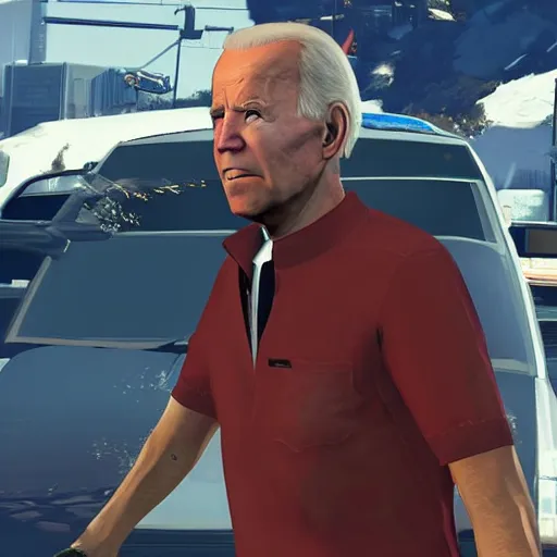 Image similar to joe biden in gtav