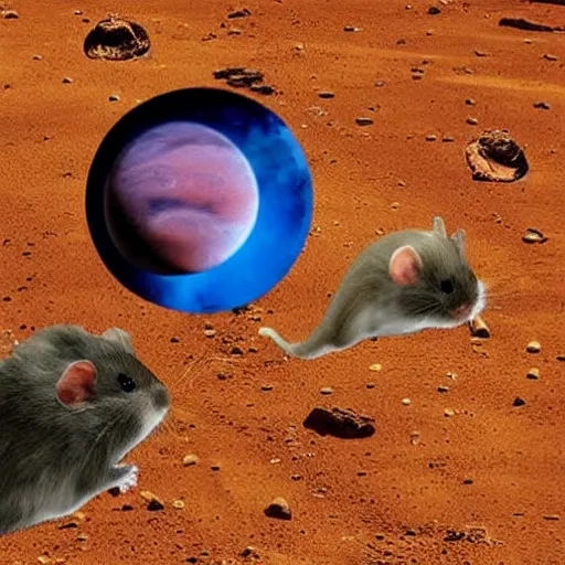 Image similar to Attack of the radioactive hamsters from a planet near Mars